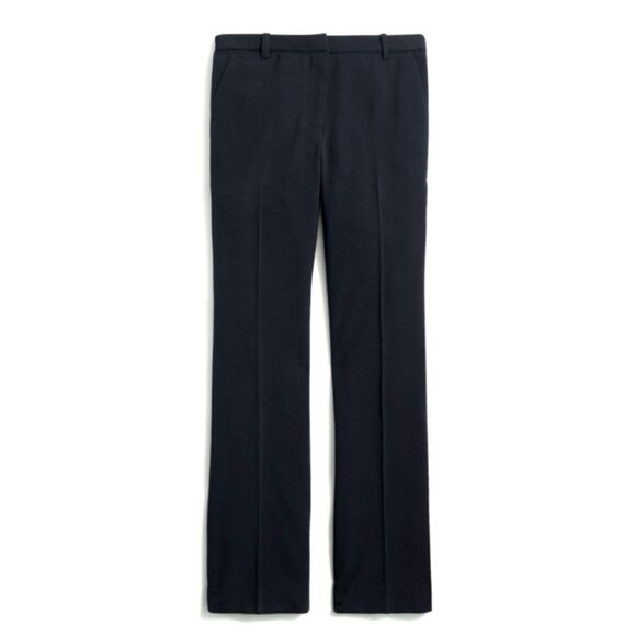 J. Crew Bi-Stretch Wool Lightweight Black Career Pants Trousers Women’s 6 - Picture 1 of 9